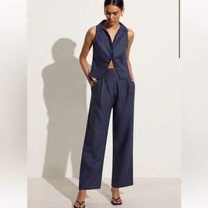 Faithfull the Brand Cedros Pant in Slate